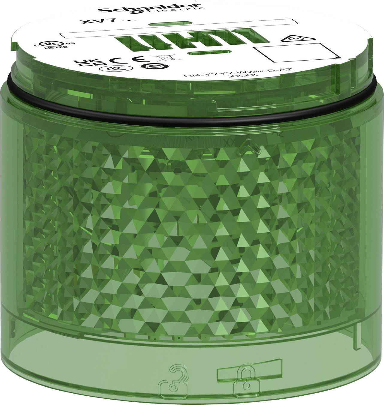 Schneider Electric Signaalzuilelement XVB7C63 XVB7C63 LED Groen 1 stuk(s)-0