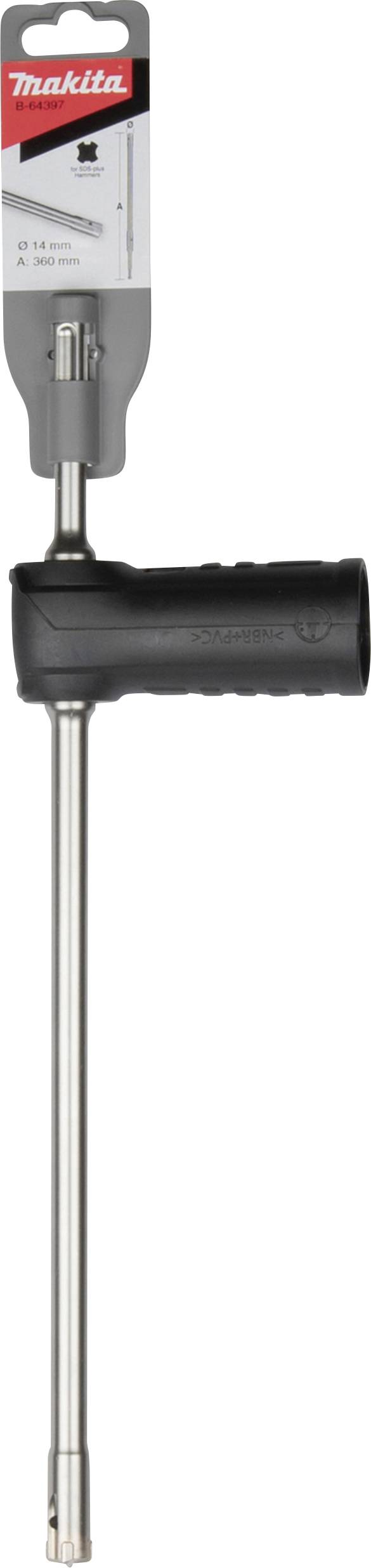 Makita B-64397 B-64397 Carbide Afzuigboor 14 mm Gezamenlijke lengte 360 mm SDS-Plus 1 stuk(s)-0