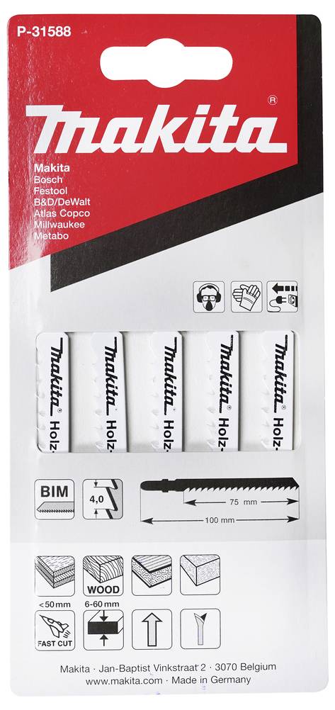 Makita P-31588 Makita Decoupeerzaagblad HGS14BI P-31588 5 stuk(s) — Photo 2 sur 2