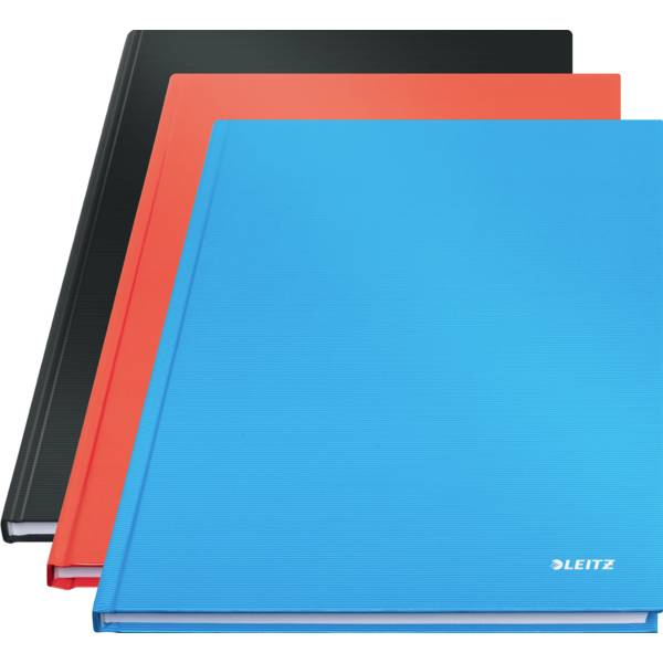 Leitz 46640095 Notitieboek Geruit Zwart Aantal pagina's: 80 DIN A4-5