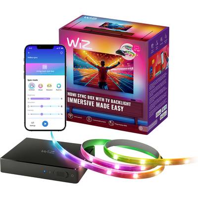 WiZ Sync box starter kit 75"-85" EU 8720169078628 LED-stripset 240 V 340 cm Meerkleurig 1 stuk(s)-0