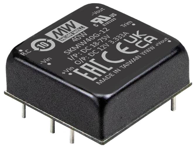 MEAN WELL SKMW40F-15 DC/DC-converter 16.5 V 40 W Aantal uitgangen: 1 x Inhoud 1 stuk(s)-0
