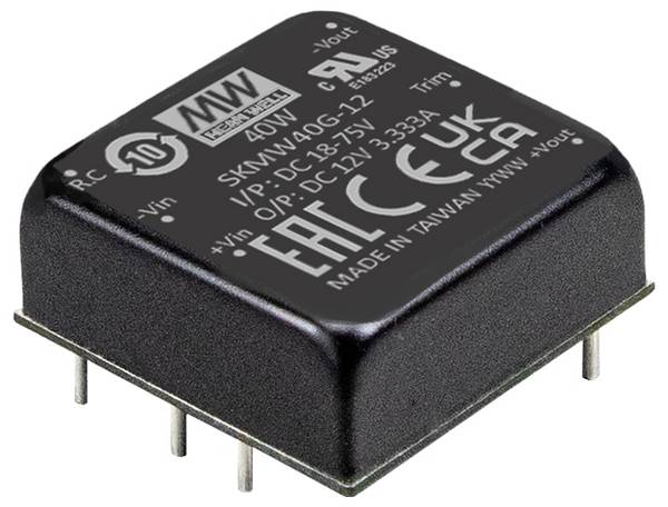 MEAN WELL SKMW40F-15 DC/DC-converter 16.5 V 40 W Aantal uitgangen: 1 x Inhoud 1 stuk(s)