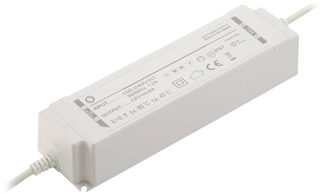 YingJiao YCL100-1208330 LED-driver 100 W 8.33 A 12 V 1 stuk(s)-0