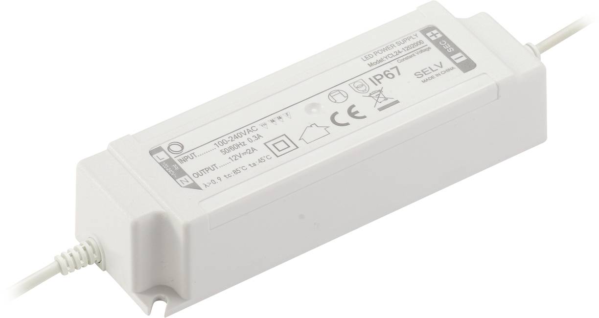 YingJiao YCL24-1202000 LED-driver 24 W 2 A 12 V 1 stuk(s)-0
