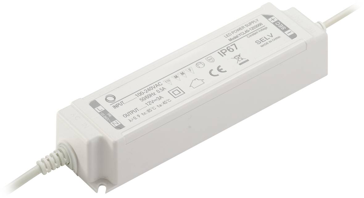 YingJiao YCL40-2401660 LED-driver 40 W 1.66 A 24 V 1 stuk(s)-0