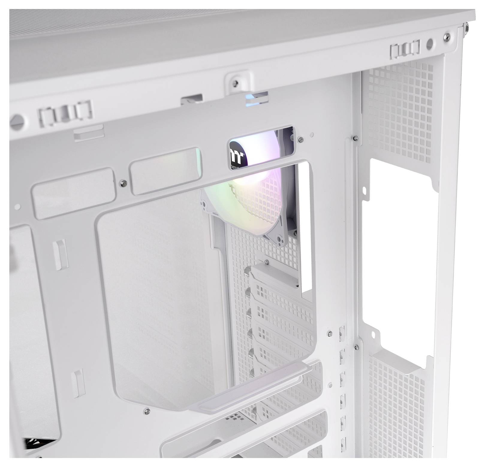 Thermaltake View 380 XL TG ARGB Snow White Midi-tower PC-behuizing Sneeuwwit-1