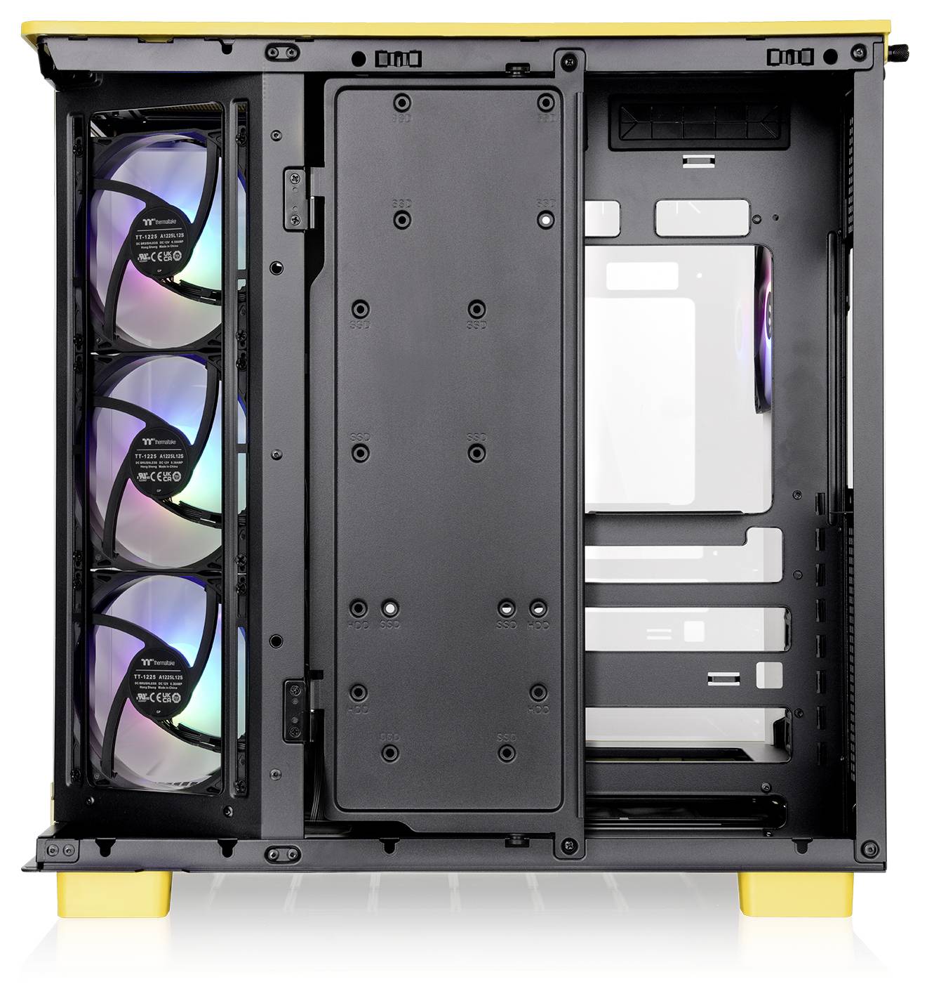 Thermaltake View 380 XL TG ARGB Bumblebee Midi-tower PC-behuizing Geel-1