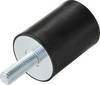 TRU COMPONENTS Rubberen demper TC-NT15-25-43A Hardheid 43 Shore A Maximale statische lading 8 kg