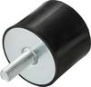 TRU COMPONENTS Rubberen demper TC-NT50-40-43A Hardheid 43 Shore A Maximale statische lading 86 kg