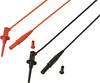 VOLTCRAFT MSL-528 Meetsnoer 1.2 m met miniatuur-aftasthaak CAT II 300 V 1 paar