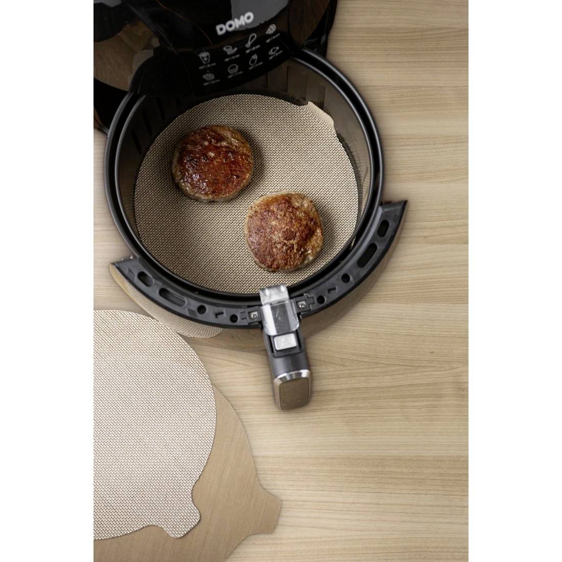 Xavax Schutzeinlage für Heißluftfritteusen, Antihaft-Matten, zuschneidbar Airfryer Beige-6