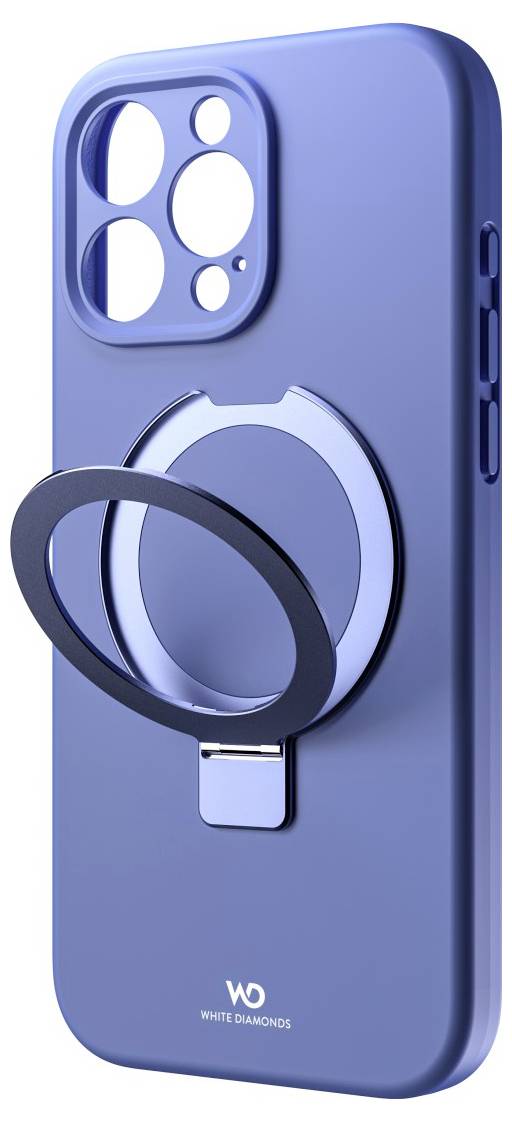 White Diamonds Mag Urban Stand Backcover Apple iPhone 16 Pro Max Blauw-1