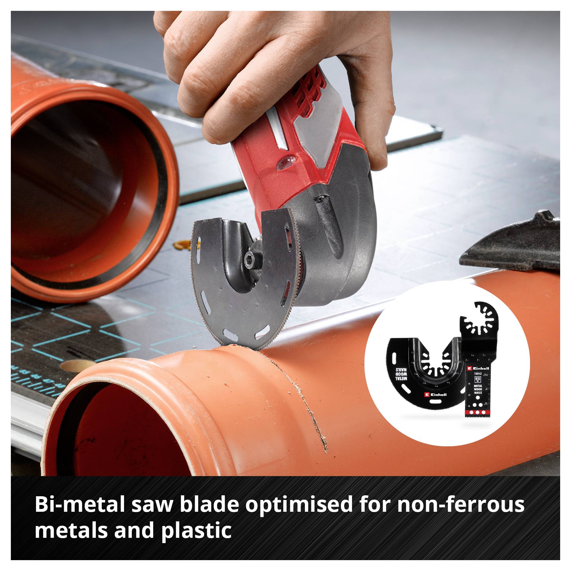 Einhell 708117 17-tlg SB Multitool toebehorenset Bimetaal 22 mm 1 stuk(s)-3