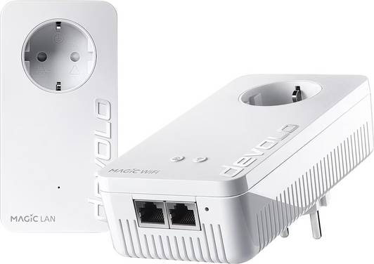 Devolo Magic 2 WiFi 6 next Powerline starterkit 07188  Powerline, WiFi 2400 MBit/s