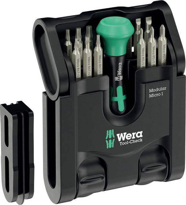 Wera Tool-Check Modular Micro 1 05049002001 Gereedschapsset 21-delig