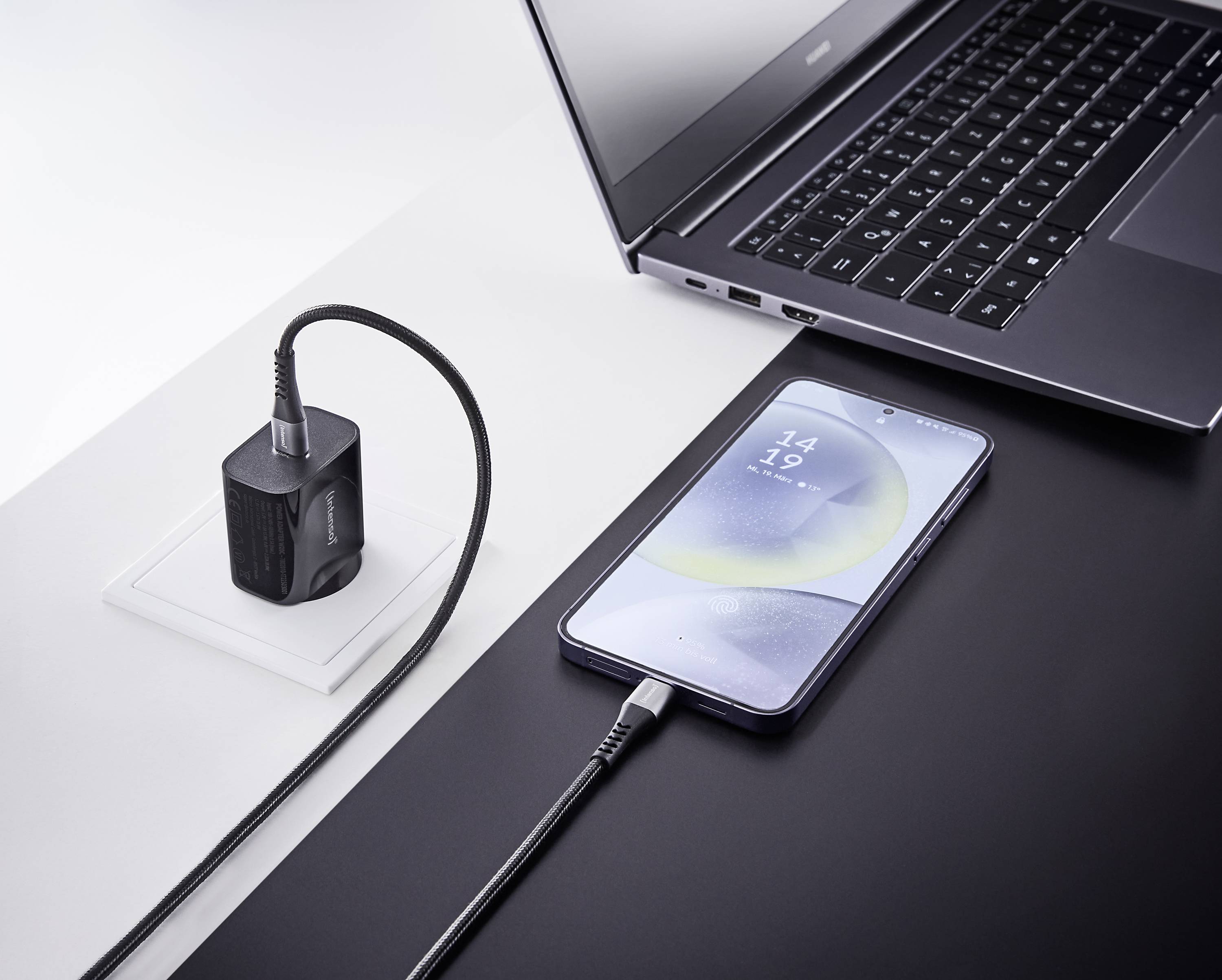 Intenso W20C black USB-C-adapter 20 W USB-C Zwart-5