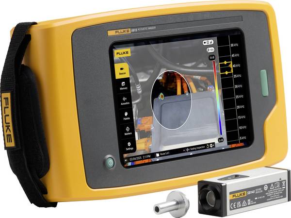 Fluke FLUKE-II915/SB140 Geluidscamera Kleurenscherm 12.1 - 114.6 dB 2 Hz - 100 Hz USB-C, WiFi