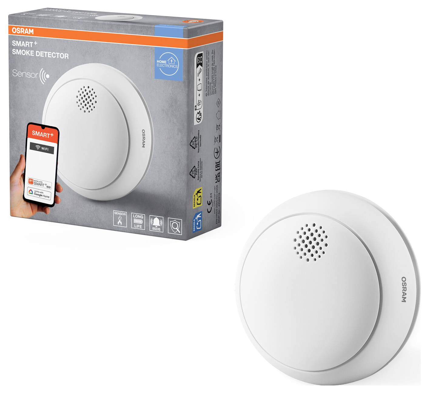 OSRAM HOMELIGHTING Smart+ Draadloze rookmelder-1
