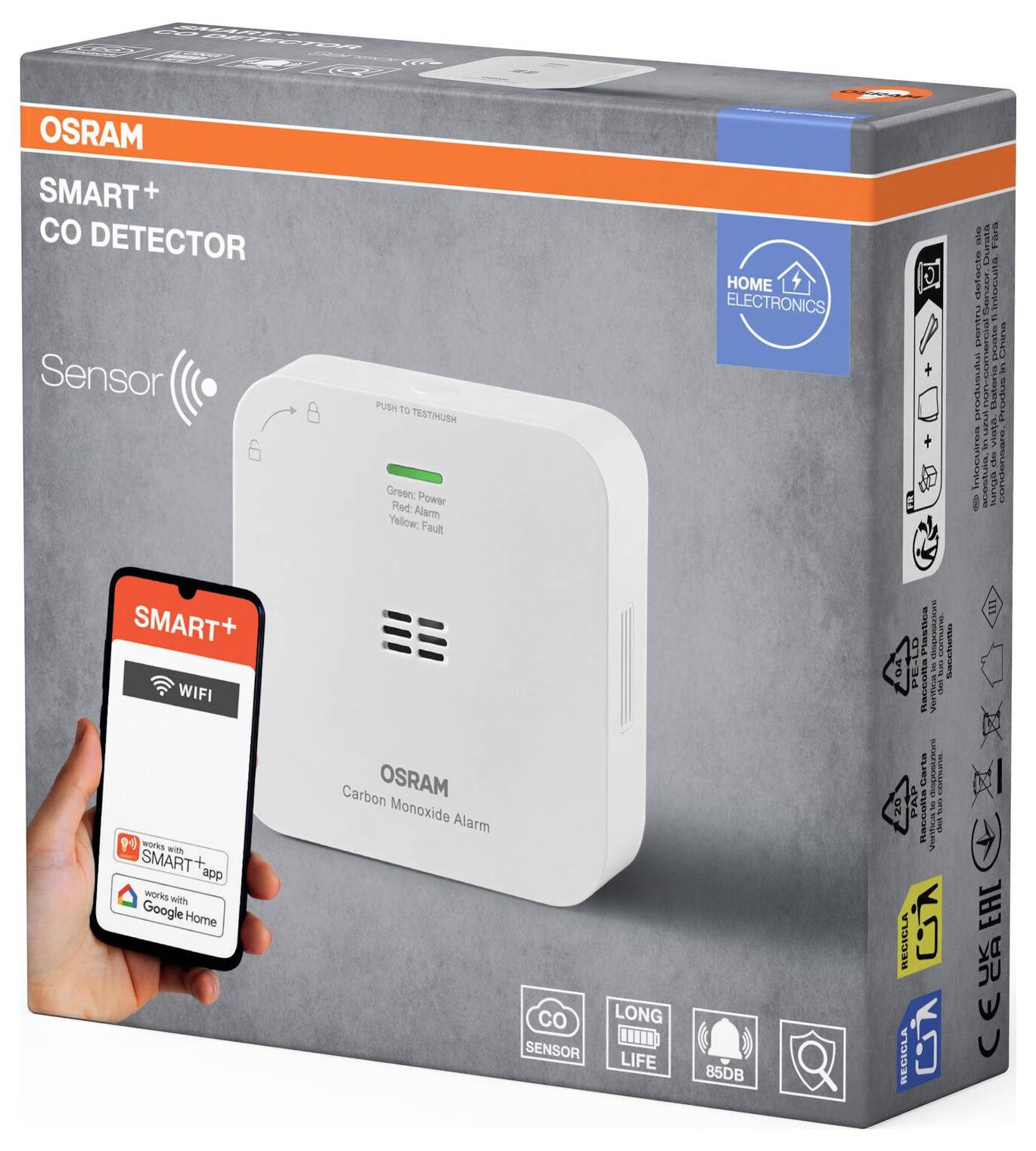 OSRAM HOMELIGHTING Smart+ Draadloze koolmonoxidemelder-2