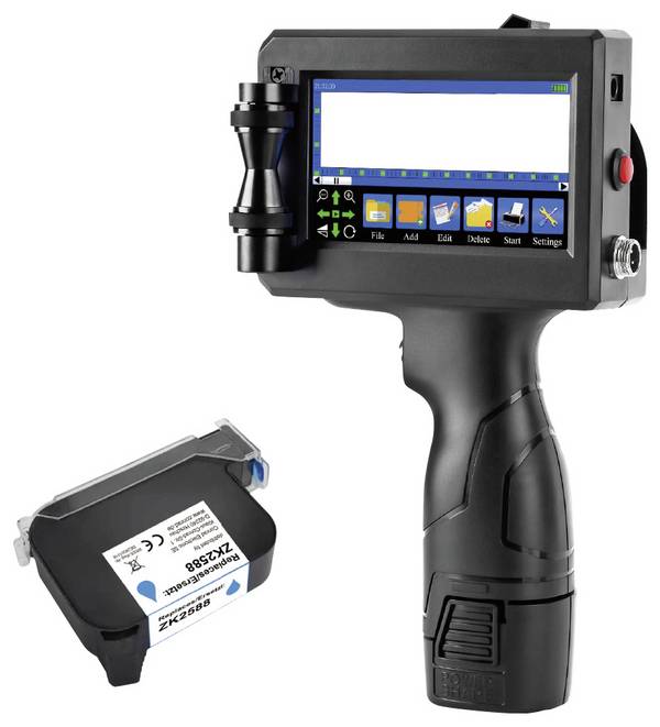 Renkforce RF-HIP-001 Handheld printer Inkjet Zwart/wit   Printen