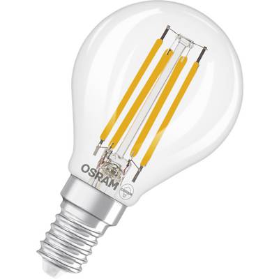 OSRAM HOMELIGHTING 4099854444661 LED-lamp Energielabel D (A - G) E27 3.4 W Koudwit (Ø x h) 45.00 mm x 45.00 mm 1 stuk(s)-0