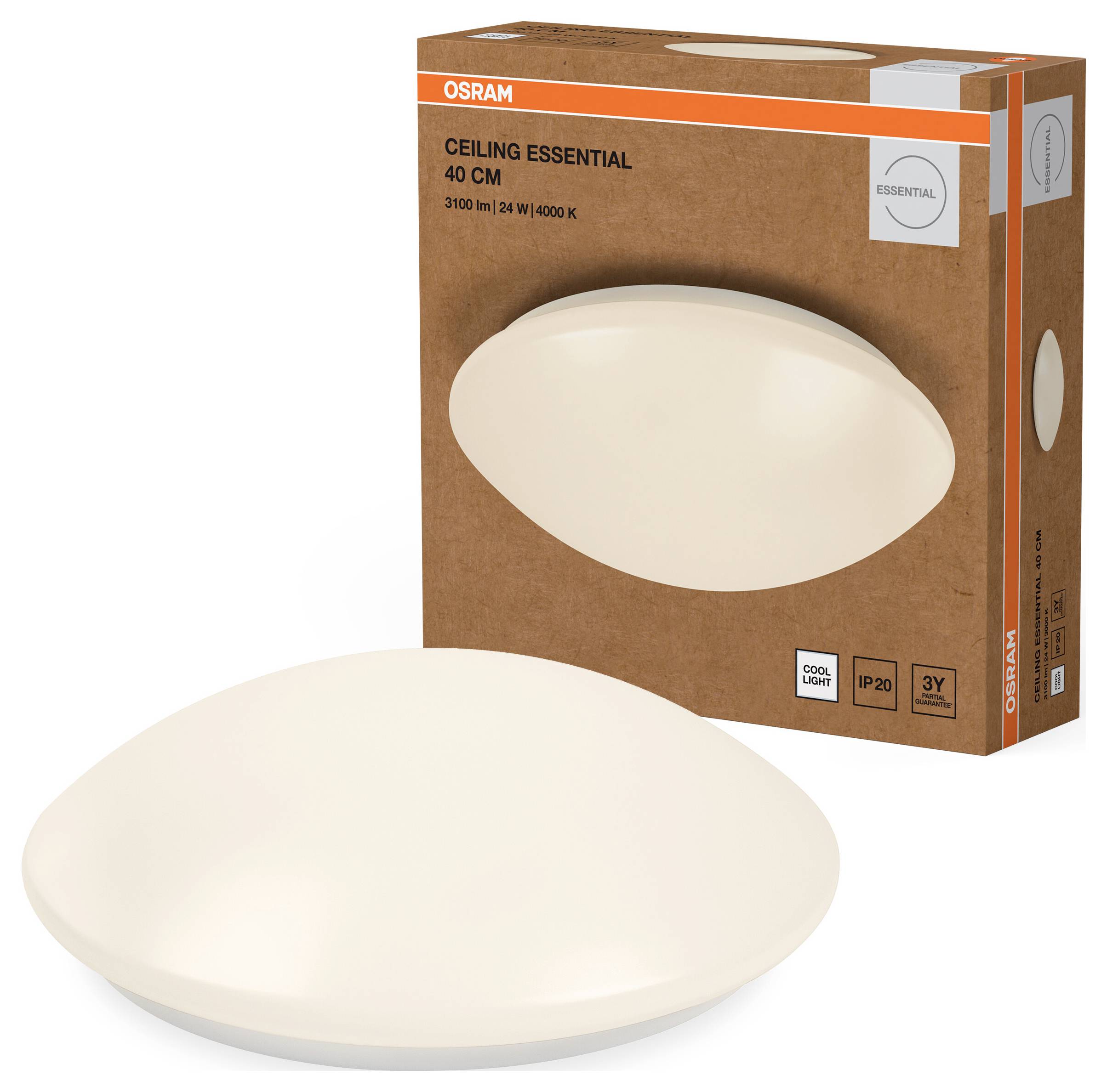 OSRAM HOMELIGHTING Ceiling Essential 400mm 24W 4000K 4099854445415 LED-buitenlamp (wand) LED 24.00 W Wit-1