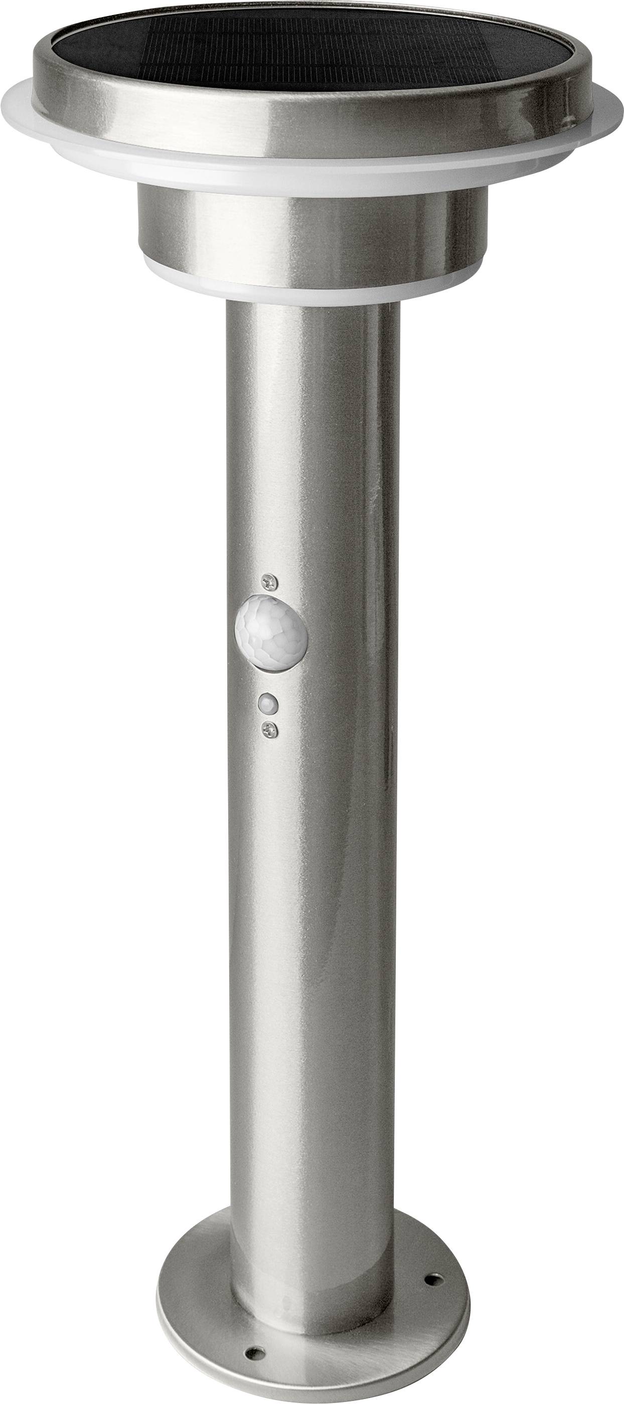 OSRAM HOMELIGHTING ENDURA Style Solar 40cm Post Sensor Double Circle 6W Stainless Steel 4099854455469 LED-buitenlamp (wa-0