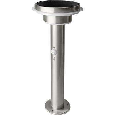 OSRAM HOMELIGHTING ENDURA Style Solar 40cm Post Sensor Double Circle 6W Stainless Steel 4099854455469 LED-buitenlamp (wa-0