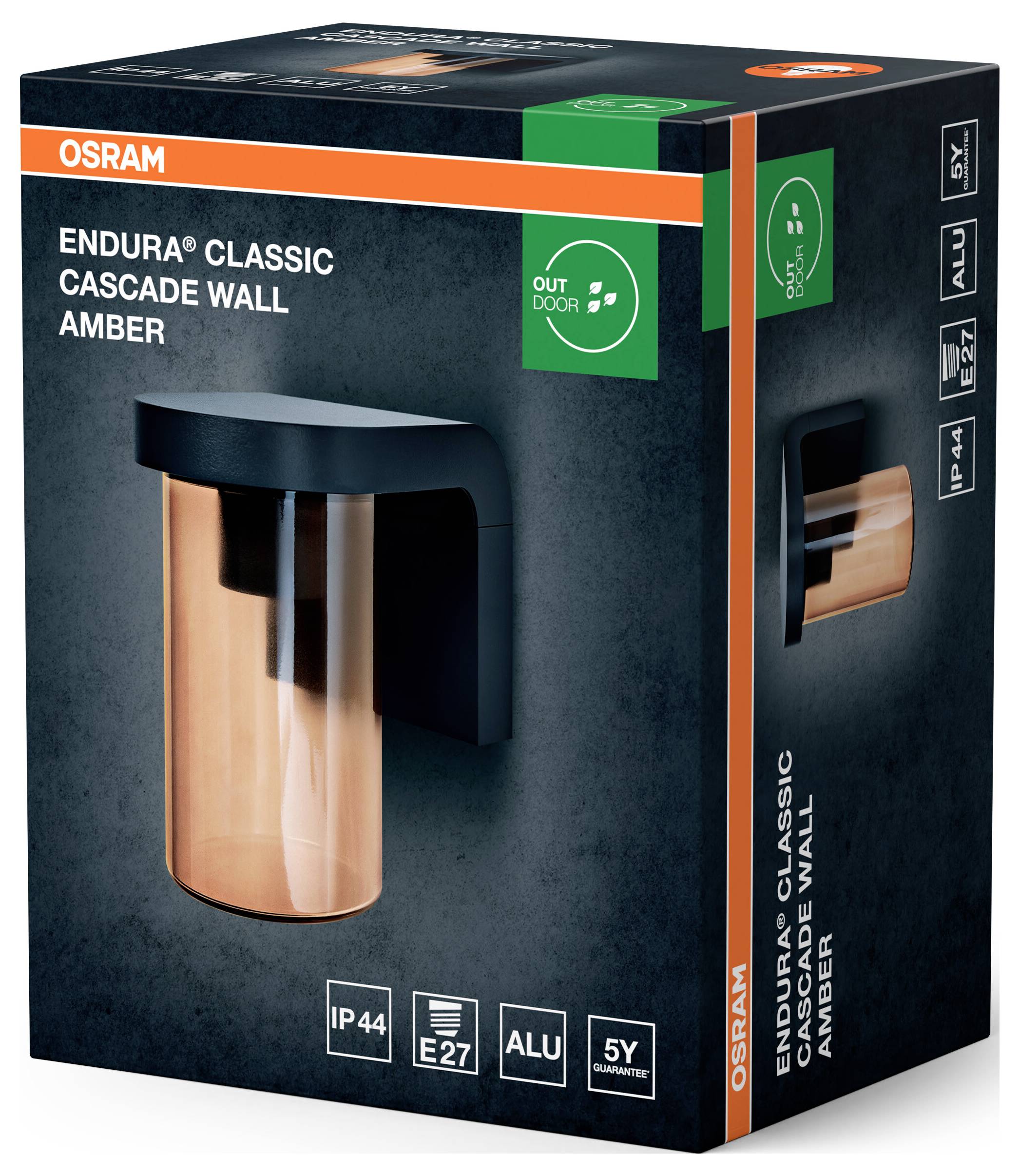 OSRAM HOMELIGHTING ENDURA Classic Cascade Wall E27 Amber 4099854461224 LED-buitenlamp (wand) LED E27 Amber-2