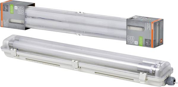 OSRAM HOMELIGHTING Submarine Recycled Plastic 60 2 X 7W 840 G13 T8 LED-lamp voor vochtige ruimte  LED-buis G13 7 W