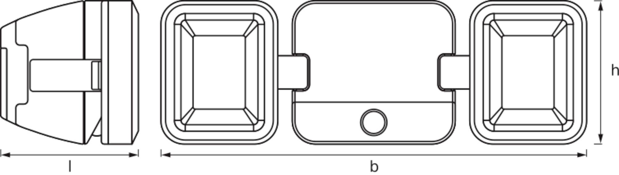 OSRAM HOMELIGHTING Battery LED Spotlight Sensor 10W 4000K IP54 White 4099854497513 Buitenschijnwerper-2