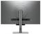 Achteraanzicht van een grijze BenQ-computermonitor met standaard, achterste cirkelvormige ontwerp en aansluitpoorten voor connectiviteit.