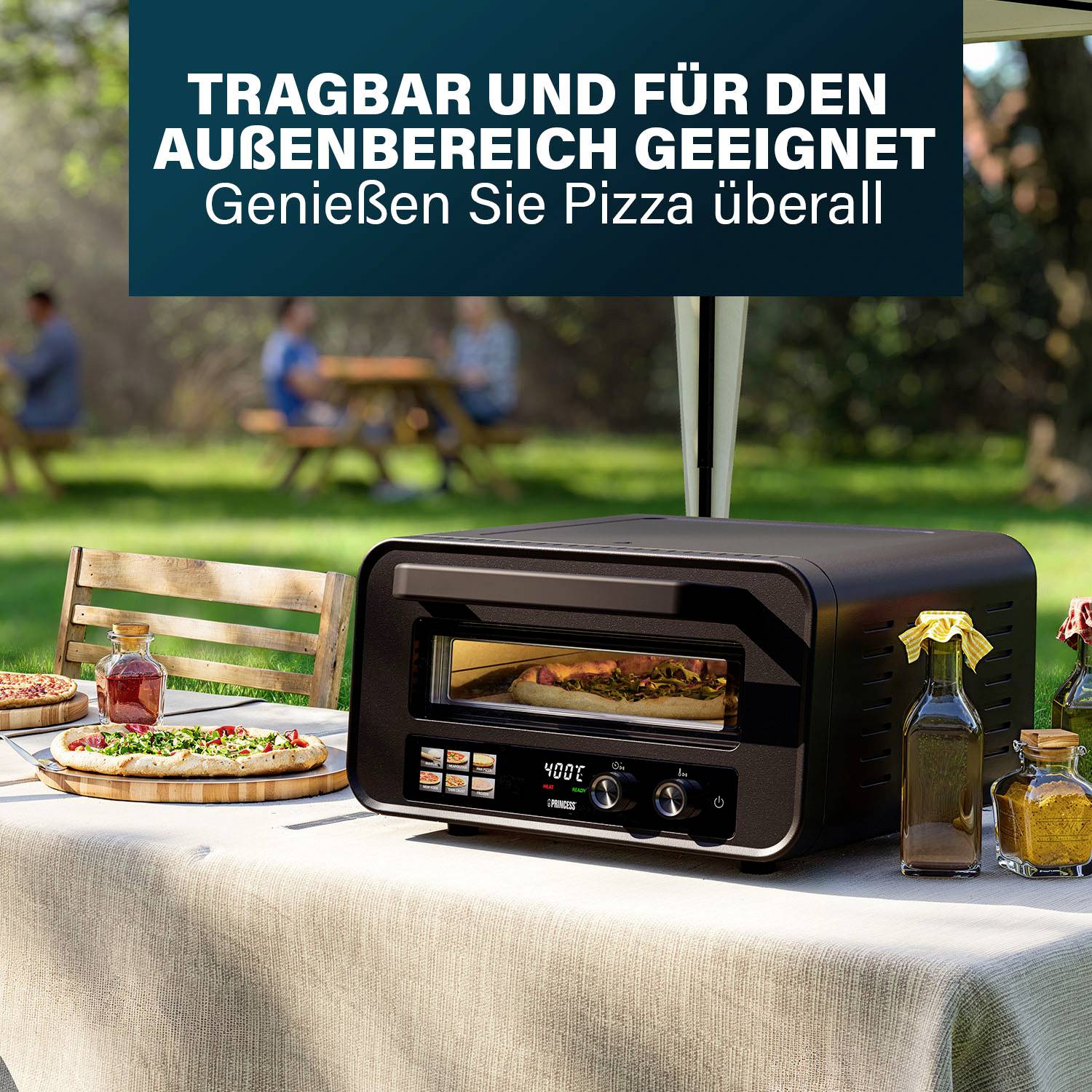 Princess Pro Max Pizzaoven Met pizzasteen-11