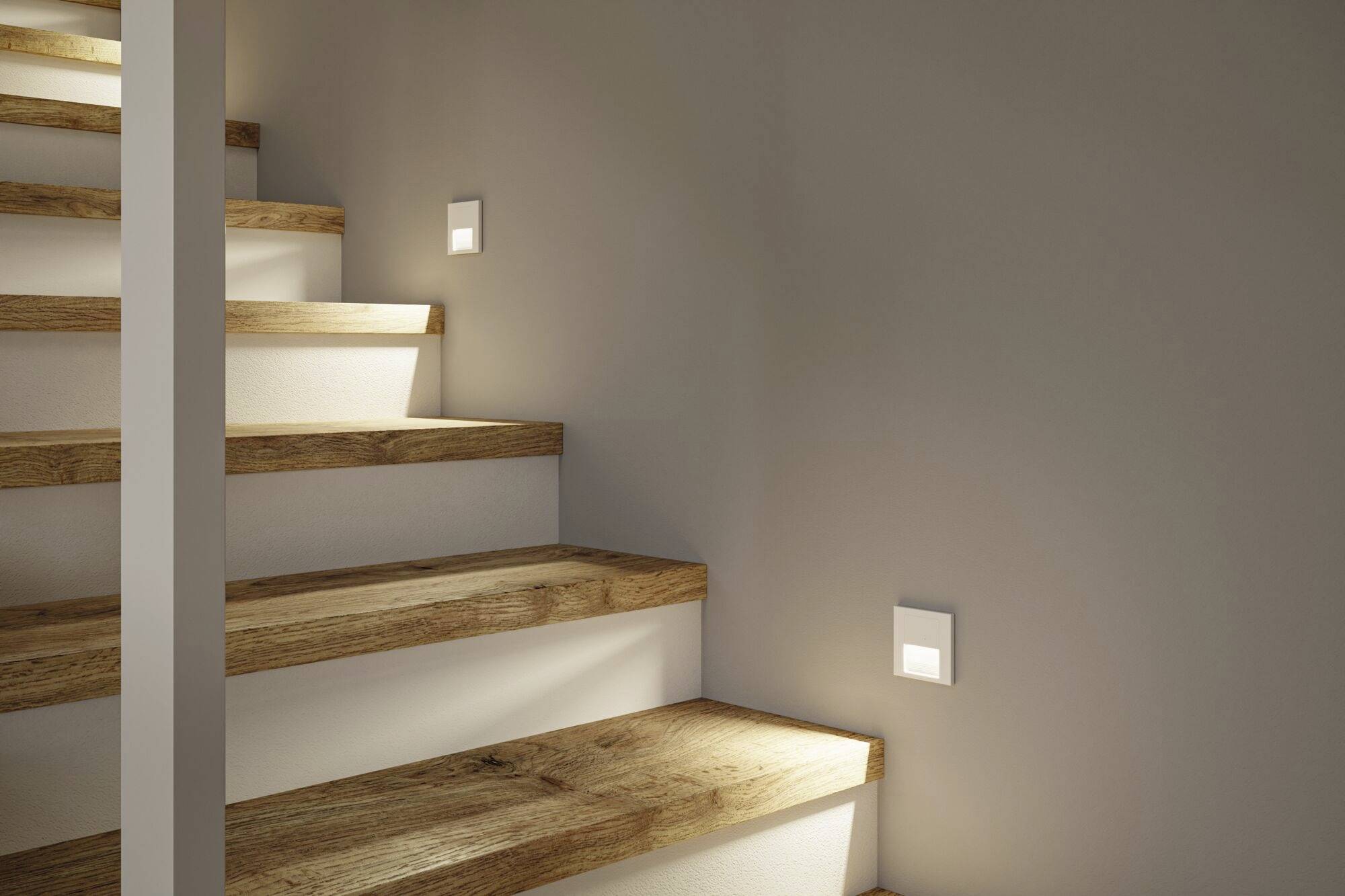 Paulmann 80002 LED Wandeinbauleuchte Tsaro eckig 80x36mm Wandinbouwarmatuur LED 1 W Wit (mat)-7