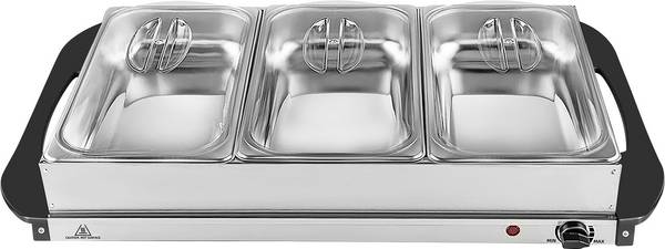 Silva Homeline SH 4.1 425009 Buffetwarmer RVS, Zwart