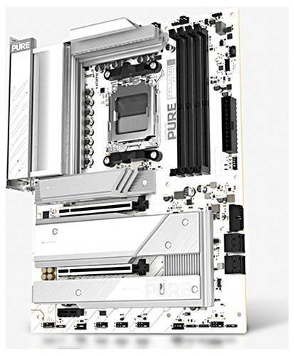 Sapphire PURE X870A Moederbord Socket AMD AM5 Vormfactor ATX Moederbord chipset AMD® X870-2