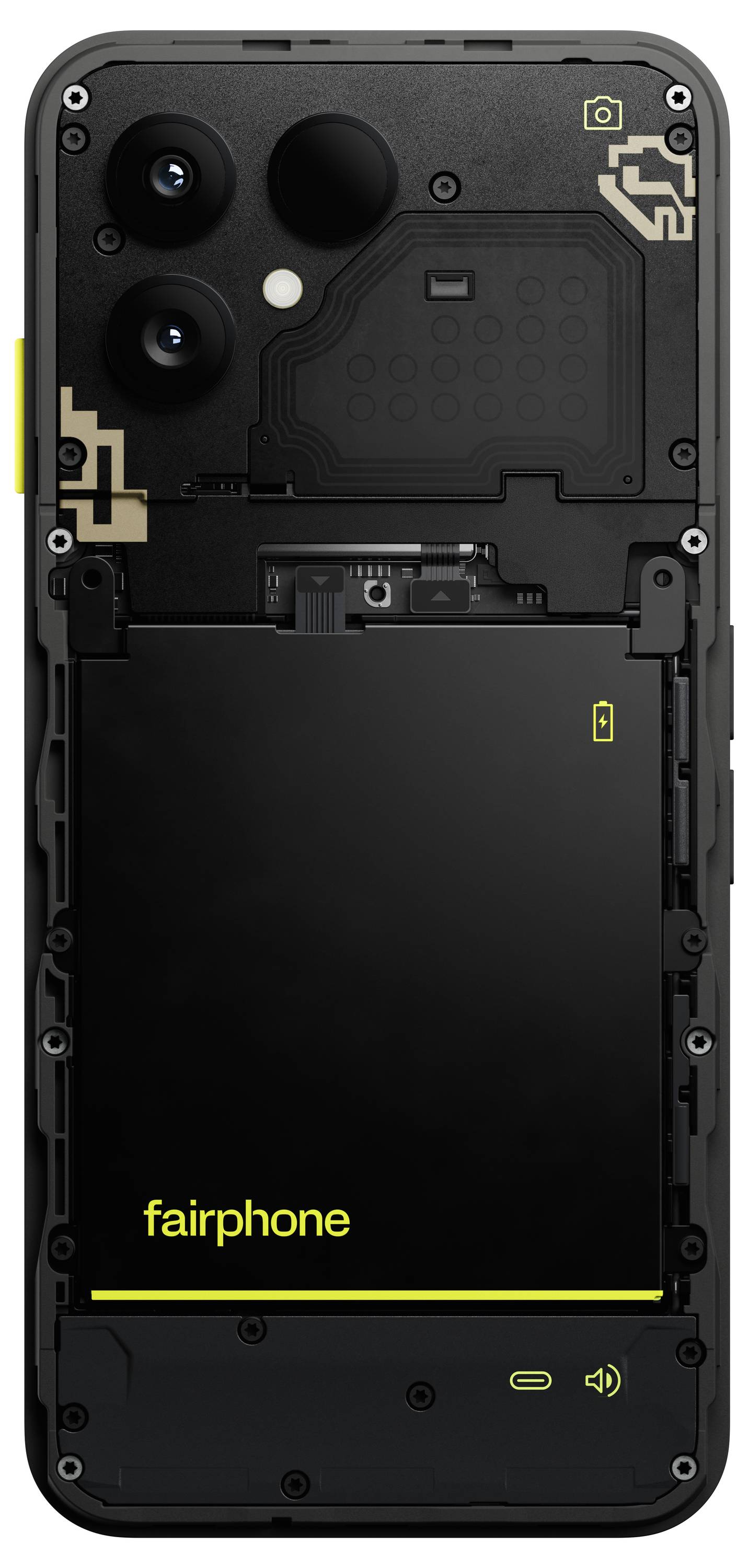 Fairphone Fairphone 6 256 GB Zwart Energielabel A (A - G) 16 cm (6.31 inch) Smartphone-11