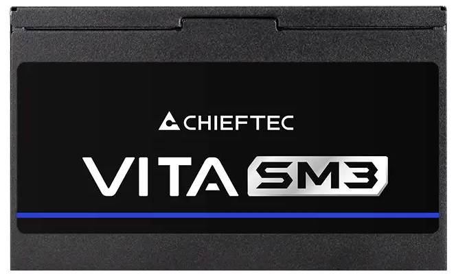 Chieftec VITA SM3 solid-state drive, zwarte behuizing met merklogo en productnaam op de voorkant.