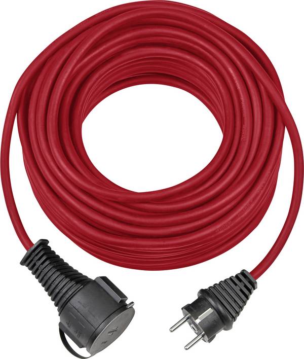 Brennenstuhl 1161850 Stroom Verlengkabel   Rood 10 m H05RR-F 3G 1,5 mm² Geschikt voor buiten