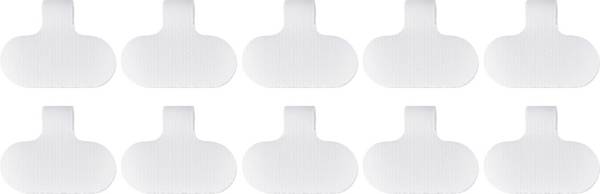 SpeaKa Professional SP-13756872  Kabelmarkering  Markeringsvlak: 38 x 20 mm Wit  10 stuk(s)