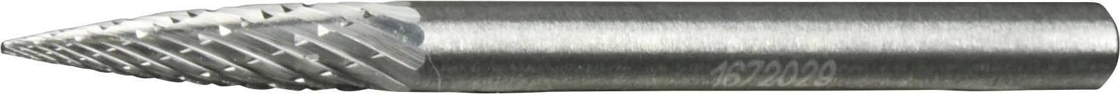 LUKAS-ERZETT A10040313308 Frees Hardmetaal Spitsboog Afmeting, Ø 3 mm Werklengte 13 mm Schachtdiameter 3 mm