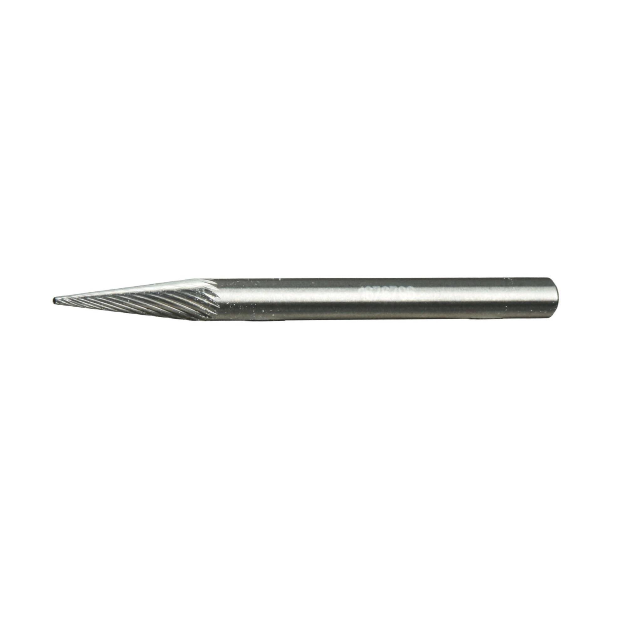 LUKAS-ERZETT A10050104312 Frees Hardmetaal Spitse kegel Lengte 30 mm Afmeting, Ø 1.5 mm Werklengte 4 mm Schachtdiameter 3 mm