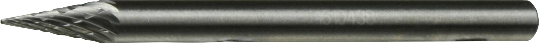 LUKAS-ERZETT A10050307308 Frees Hardmetaal Spitse kegel Lengte 30 mm Afmeting, Ø 3 mm Werklengte 7 mm Schachtdiameter 3 mm