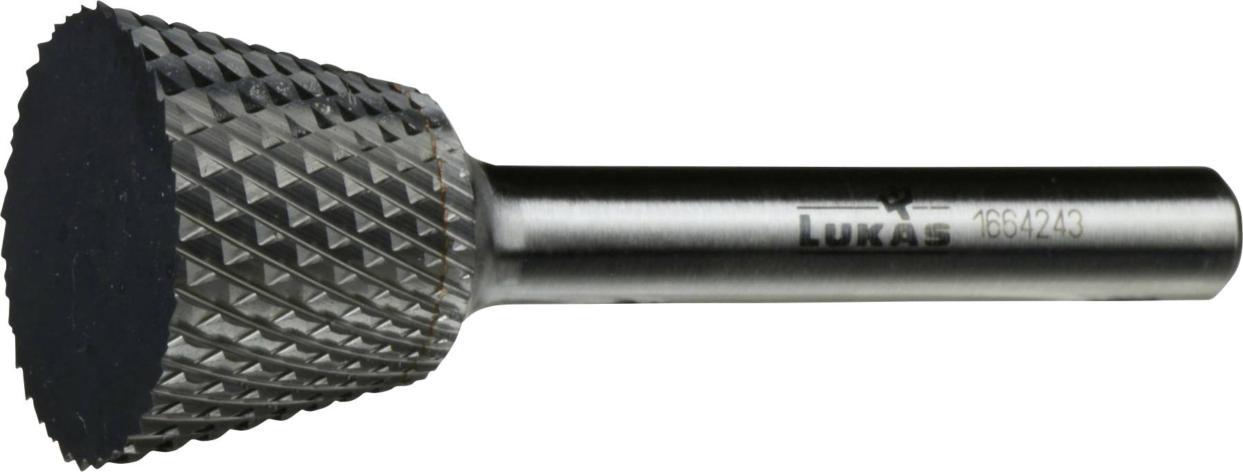 LUKAS-ERZETT A12060618603 Frees HSS Spitsboog Lengte 40 mm Afmeting, Ø 6 mm Werklengte 18 mm Schachtdiameter 6 mm