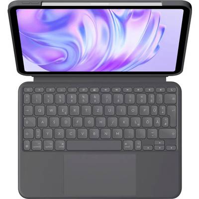 Logitech Logitech Combo Touch - Tastatur und Foli Tablettoetsenbord met BookCover Geschikt voor merk (tablet): Apple iPa-0