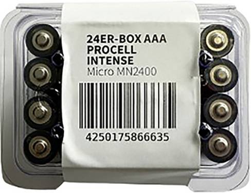 PROCELL Micro LR03 AAA batterij (potlood) Alkaline 1100 mAh 1.5 V 24 stuk(s)