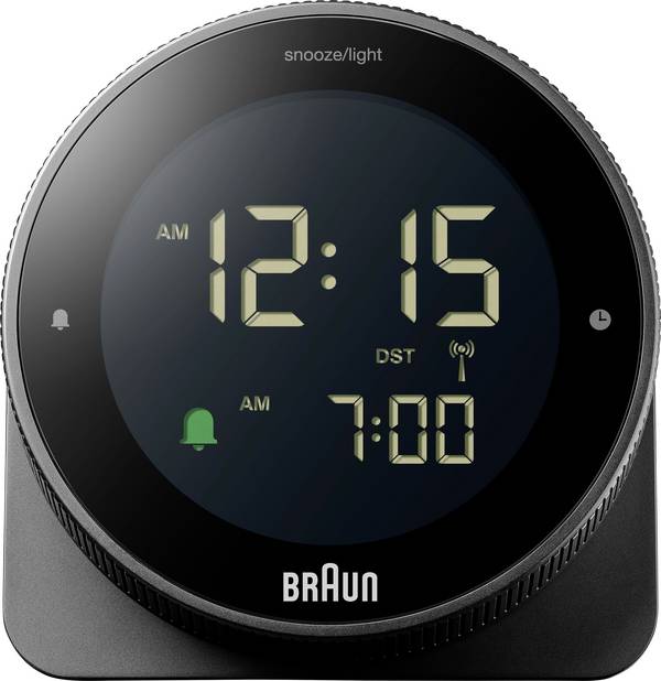 Braun BC24DCF Wekker  Zwart Alarmtijden 1  1 timertijd