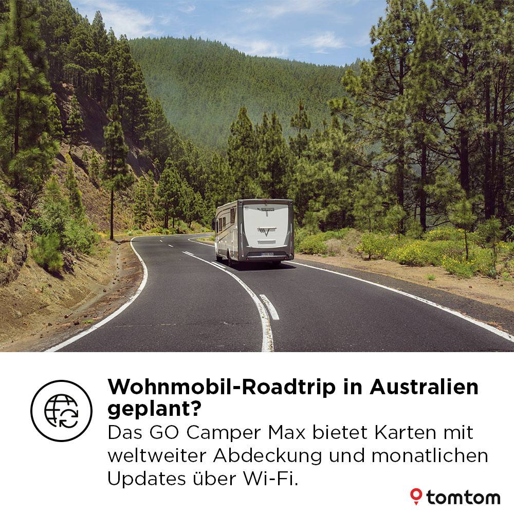 TomTom Go Camper Max 7" 2nd Navigatiesysteem voor vrachtwagens 17.8 cm 7 inch-7