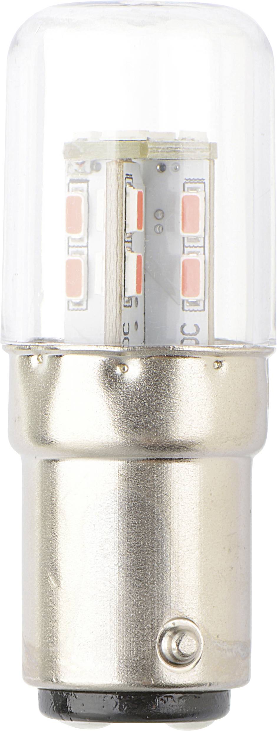 TRU COMPONENTS TC-13776156 LED-signaallamp Rood BA15d 12 V/DC, 24 V/DC 200 lm-0